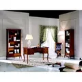 Italienische Klassisches Holz Möbel Luxus Schreibtisch Büromöbel Stil Barock Neu - Braun