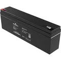 Offgridtec AGM 2.2Ah 20HR 12V Solarbatterie VRLA, Tiefzyklische AGM‑Speicher für Solar- & Hybridanlagen, 4,75mm/0,8mm Flachsteckanschlüsse, Niedrige Selbstentladung, Auslaufsicher, Lange Lebensdauer