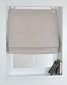Raffrollo / Ösenrollo verdunkelnd Dimout ohne Bohren creme 100 x 130 cm