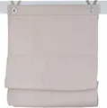 Kutti Raffrollo "Dimout" Gr. 4, beige (creme), 130cm, einseitig verschiebbar, Hakenaufhängung, 100cm