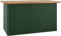 BASIC by Balculina Kücheninsel Sandella B/H/T 160x87x90 cm, Breite 160 cm, Arbeitsplatte eiche massiv