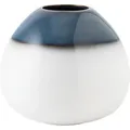 like.Villeroy & Boch Vase Lave Home, Blau, Weiß, Keramik, 13 cm, Dekoration, Vasen, Keramikvasen