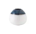 like. by Villeroy & Boch Dekovase Lave Home Vase Egg Shape, 14,5x14,5x13cm, Bleu (1 St)