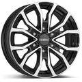 DEZENT KC dark Alufelgen Satz Black polished 7,5x17 ET38 LK6 140 17 Zoll Felgen