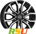 Dezent KC black/polished 7.5x17" ET38 LK6 139.7 ML 67.1 Alufelgen 17 Zoll