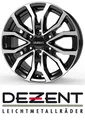 4x Dezent KC 7,5x17 6/139,7 ET38 Black/poliertshed
