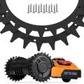 ROBO Claws® Rasenroboter Mähroboter Spikes Traktionsverbesserung Premium Black Worx Landroid S und M FÜR noch mehr Grip Garten Rasenmäher