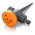 Rasensprenger 5 Fach Rasensprinkler  Flächenregner Garten Sprinkler  für Ver...