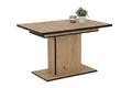 Hela Tische, Esszimmertisch Säulentisch Ariana, Holzwerkstoff melaminbeschichtet, Dekor Artisan, ausziehbar 120-160x80x76cm