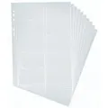 DURABLE Visitenkartenhülle Polypropylen transparent 10 St./Pack.