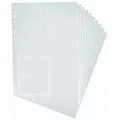 Visitenkartenhülle 238919 für 20Karten 90x57mm 10er-Pack - transparent