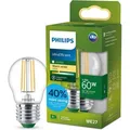 Philips E27 LED Lampe Tropfenform klar 3,8W wie 60W warmweisses Licht Ultra Efficient
