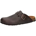 Lico Pantolette Bioline Clog Leather Pantolette braun 39 EU