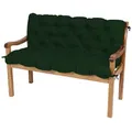 TexDeko Bankauflage TexDeko Garden - Gartenbankauflage mit Rückenlehne wasserabweisend, (1 St), Farbe & Größe: nach Wahl grün 160 cm x 50 cm x 50 cm