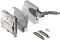 Blum Klappenbeschlag AVENTOS HK für Tip-On 20K2301T (LF 480 - 1500) für Hochklappen Öffnungswinkel 107° inkl. Abdeckkappen grau und Frontbefestigungsset von SOTECH