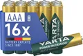 VARTA Batterien AAA, wiederaufladbar, 16 Stück, Akku, Power on Demand, 1000 mAh Ni-MH, vorgeladen, sofort einsatzbereit [Exklusiv bei Amazon]