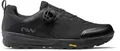 Northwave Rockit - MTB Schuhe Trail All Mountain – Fahrradschuhe mit Explorer Sohle, robuster Konstruktion und starkem Grip, SCHWARZ 47