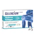 GELENCIUM® Hyaluron Kollagen - patentierte hochmolekulare Hyaluronsäure und Typ II Kollagen - mit Vitamin C, D und Mangan - 1 Kapsel täglich