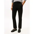 Tommy Hilfiger Chinohose CORE DENTON ESSENTIAL Straight Fit, Baumwolle mit Stretch schwarz 36