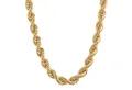 HOPLO Goldkette Goldkette Kordelkette Länge 50cm - Breite 3,3mm - 585-14 Karat Gold, Made in Germany