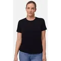 DANISH ENDURANCE T-Shirt Premium Merino (2er Pack) Sport & Outdoor Funktionshirt, Anti-Schweiß, weich & leicht schwarz L