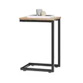 SoBuy Beistelltisch, Moderner Couchtisch/Sofatisch für Wohnzimmer, 40x30x60 cm Natur & Schwarz FBT44-N