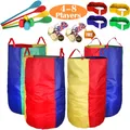 Outdoor Spielzeug Kindergeburtstag Party Sackhüpfen Eierlaufen 3Bein Rennen