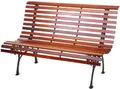 HW Gartenbank HWC-F97 Parkbank Holzbank Sitzbank Relaxbank 2 Sitzer Gusseisen