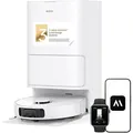 MOVA E40 Ultra – Saug- & Wischroboter, 19.000 Pa, automatische Leerung, MaxiReach-Wischmopp, Seitenbürste, All-in-One-Station, bis 75 Tage Reini... - Weiß
