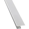 Alu-U-Profil 1,6 cm Easy-Click,ängs eloxiert 400 cm