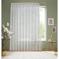 OTTO home Gardine Bea (1 St), Kräuselband, transparent, Voile, Store weiß 300 cm x 175 cm