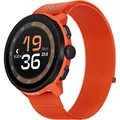 Suunto Run Coral Orange 45mm SS051112000 Leichte Sportuhr für Läufer Edelstahlgehäuse, Nylon-Textil Armband