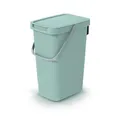 Abfalleimer Mülleimer mit Deckel 20L Recycling Müll Kunststoff grün Systema