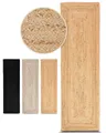 carpetfine Teppich Nele Juteteppich Naturfaser, rechteckig, Höhe: 6 mm, geflochtener Wendeteppich aus 100% Jute, quadratisch und als Läufer