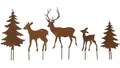 LB H&F Lilienburg Dekofigur Dekofigur 5er SET Hirsch Tanne Deko Metall Rost (Tischdeko Adventskranz Adventskranzstecker Tanne Tannenbaum Weihnachtsbaum Reh Baum Bäume Hirsch Rentier Geweih Rostig dekorieren verzieren selber machen basteln Wohnzimmer außen Garten Mutter Mama Winter Eingang Rostdeko Herbststecker Blumenkübel Blumenkasten zuhause Dekostecker Roststecker Dekofigur Advent Adventsdeko Rostdeko Geschenk Dekofigur Balkon Terrasse Eingangstür), Tischdeko Deko Fenster Tisch Herbst Herbstdeko DIY basteln dekorieren Ideen Geschenkset), Weihnachten Weihnachtsdeko Adventsdeko Herbstdeko