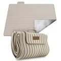 Veddelholzer 200 x 200 cm Beach Picknickdecke wasserdicht, sandfeste Stranddecke XXL isoliert & gepolstert Ideal für Outdoor, Camping, Strand, Park, Festival & Picknick Einfach faltbar & waschbar