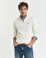 Gant Strickpullover COTTON CABLE HALF ZIP Mit Rundhalsausschnitt