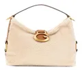 GUESS Damen Camden Umhängetasche Bag, Natural/Cognac
