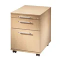 HAMMERBACHER Orbis Rollcontainer ahorn 3 Auszüge 42,8 x 58,0 x 59,0 cm