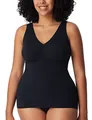 Schiesser Damen Trägertop mit herausnehmbaren Pads - Invisible Soft, schwarz_170365, 42