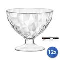 12X Bormioli Rocco Diamond Jr Glas-Cocktailbecher Transparente 22Cl
