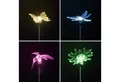 BONETTI LED Solarleuchte 4er Set Solar Gartenstecker, 4 Motive: Schmetterling, Libelle, Blume, Kolibri