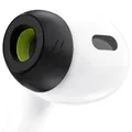 KeyBudz HyperFoam-Ohrstöpsel aus Memory-Schaum für AirPods Pro 1. und 2. Generation, patentierter Komfortkern für verbesserte Passform und Geräuschunterdrückung, rutschfeste Ersatzknospen (S/M/L,