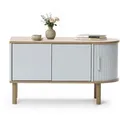 Hometopia Couchtisch, Grau, Holzwerkstoff, 80x45x40 cm, Wohnzimmer, Wohnzimmertische, Couchtische