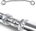 Alu Domstrebe VW Golf 2 II poliert verstellbar vorne