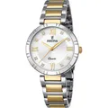 Festina Damenuhr Armbanduhr Damen Uhr Mademoiselle Edelstahl F16937/A Bicolor