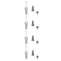 4x NGK 95929 Zündkerze für VW Golf VIII Skoda Octavia IV Seat Ibiza V Audi Q3