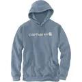 Carhartt Signature Logo 2, Kapuzenpullover - Hellblau (Hh5) - XL