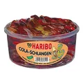 Haribo Cola-Schlangen 150 Stück in Runddose 1050g