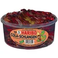 1 Dose Haribo Cola Schlangen 1050g Ohne künstliche Farbstoffe 150er